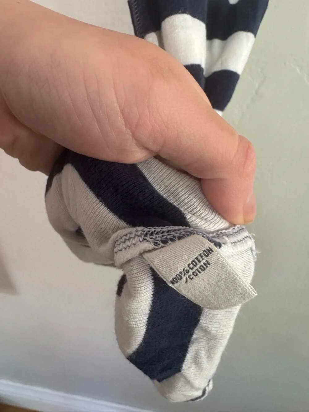 SOLD Vintage Abercrombie Striped Navy & White Tank Top - Picture 6 of 6